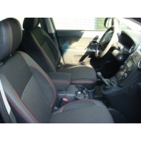 Новинка! Авточохли з екошкіри Brothers Premium (5 місць) для Kia Carens 1999-2012 рр.
