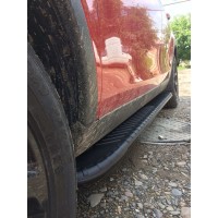 Бокові пороги Bosphore Black (2 шт., Алюміній) 2014-2019 для Land Rover Discovery Sport