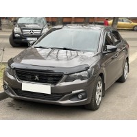 Дефлектор капота 2017 -2023 (EuroCap) для Peugeot 301