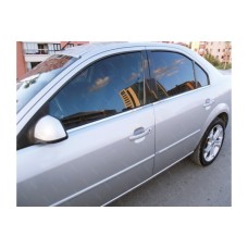 Зовнішня окантовка вікон (4 шт., нерж.) для Ford Mondeo 2000-2007 рр.