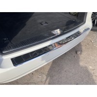 Накладка на задній бампер Carmos (SW, нерж) для Mercedes E-сlass W211 2002-2009 рр.