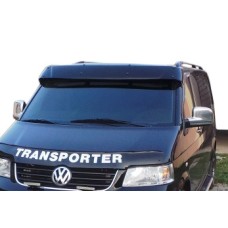 Козирьок на лобове скло (чорний глянець, 5мм) для Volkswagen T5 Multivan 2003-2010рр.