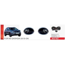 Протитуманки 2014-2016 (повний комплект) для Nissan Qashqai 2014-2021рр.