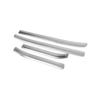 Накладки на пороги Libao (4 шт, нерж) для Volkswagen Touareg 2002-2010 рр.