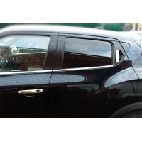 Накладки на ручки (4 шт) Без чіпа, Carmos - Турецька сталь для Nissan Juke 2010-2019 рр.