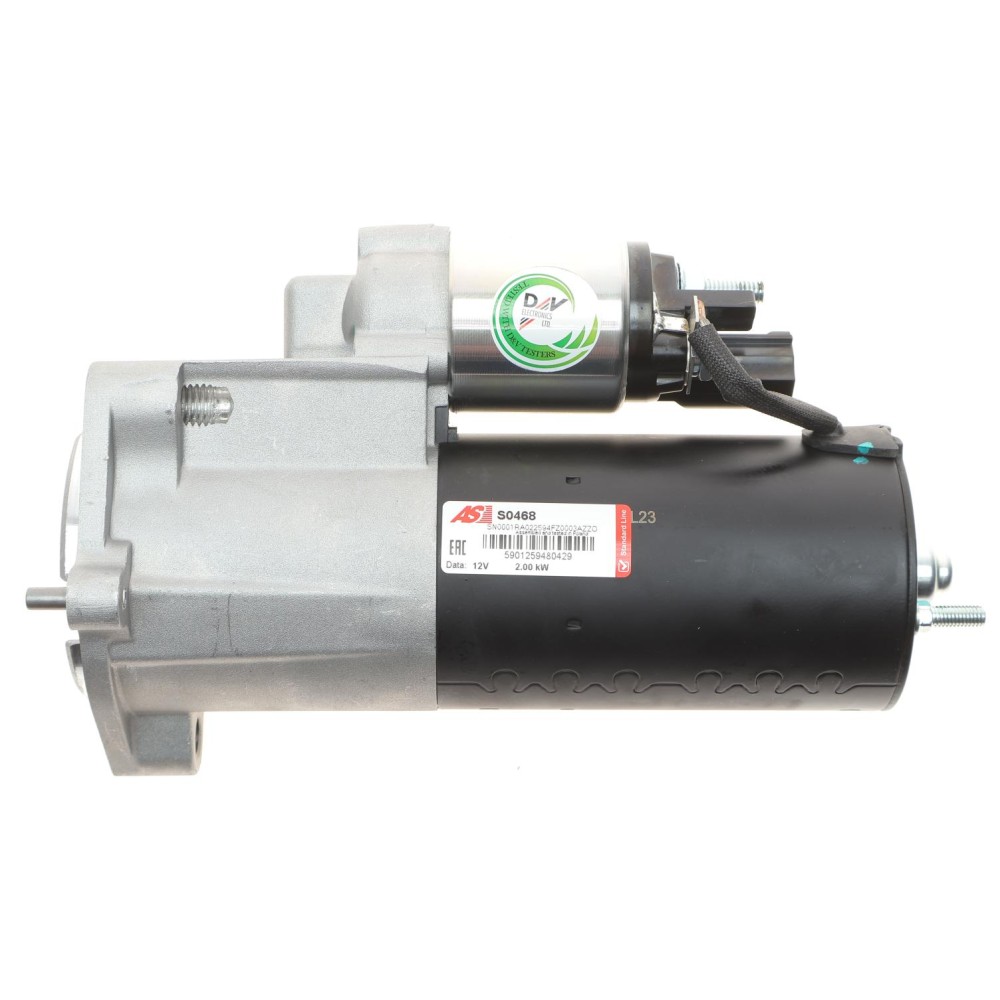 Стартер Audi A4/A6/Seat Exeo 2.0TDI 04-13 (12V/2kw) (z=9)