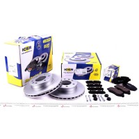Комплект гальмівний передній (диски+колодки) MB Sprinter (906) 209-319/VW Crafter 06- (300x28)