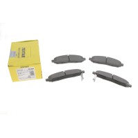 Колодки гальмівні (передні) Nissan Leaf 10-14/Navara/Pathfinder 04- (Tokico) (163.7x53.8x15.4)