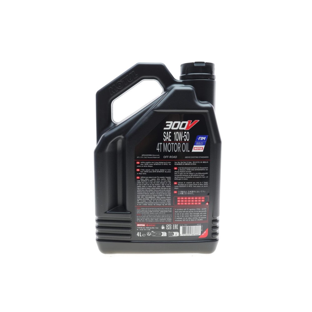 Олива 10W50 300V FACTORY LINE OFF ROAD 4T (4L) (112561)