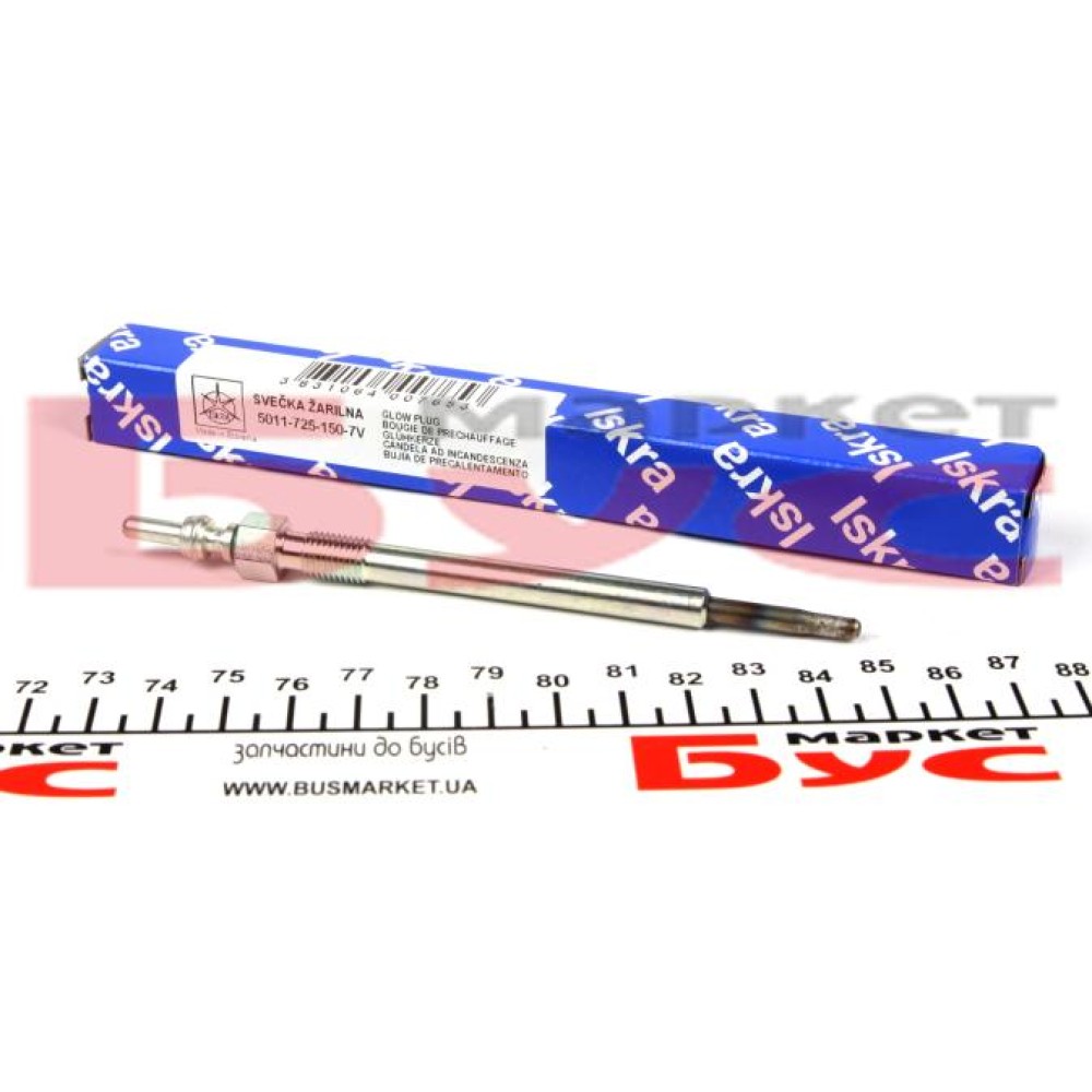 Свічка розжарювання Citroen C5/C6/Jaguar XF/XJ/Land Rover/Peugeot 407 3.0D 09- (7V) (M10x1)