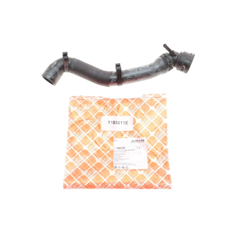 Патрубок радіатора Skoda Fabia 06-14/VW Polo 1.4 16V 06-09