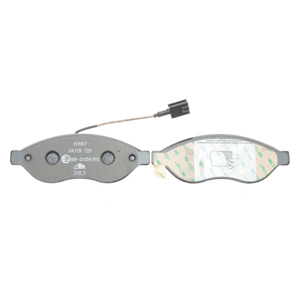 Колодки гальмівні (передні) Citroen Jumper/Fiat Ducato/Peugeot Boxer 06- (Brembo) (з датчиком)