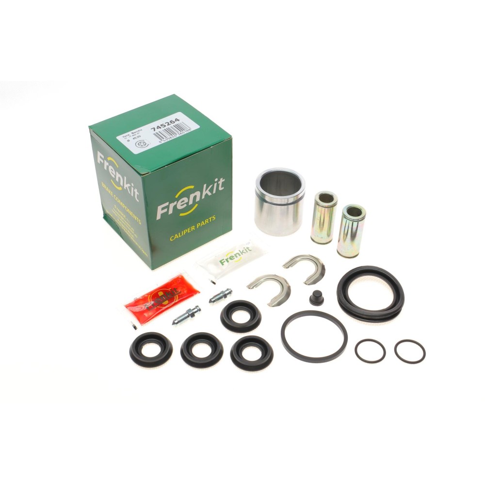 Ремкомплект супорта (переднього) Renault Twingo 93- (d=45mm)(+поршень/направляюча)(Bendix) Superkit