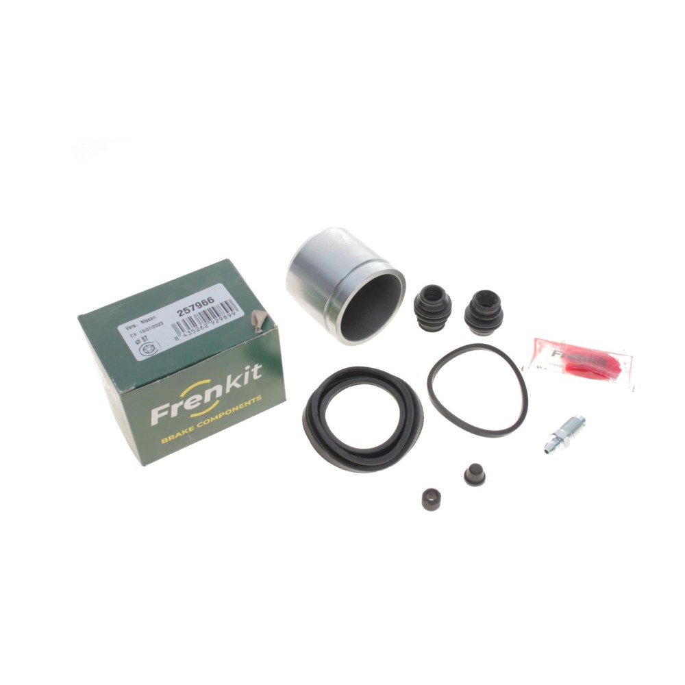 Ремкомплект супорта (переднього) Nissan Juke 10- (d=57mm) (+поршень) (Nissin)