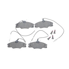 Колодки гальмівні (передні) Peugeot 406 95-04 (+датчик)