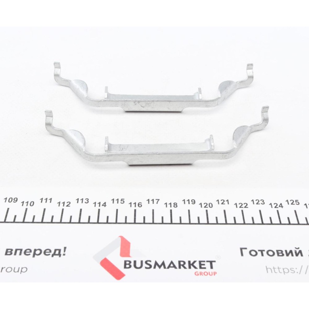 Планка супорта (переднього) прижимна (к-кт) BMW X5 (E53) 00- (Ate)