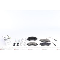 Колодки гальмівні (передні) Citroen Jumper/Fiat Ducato/Peugeot Boxer 2.0-3.0HDi 06- R16(з датчиком)