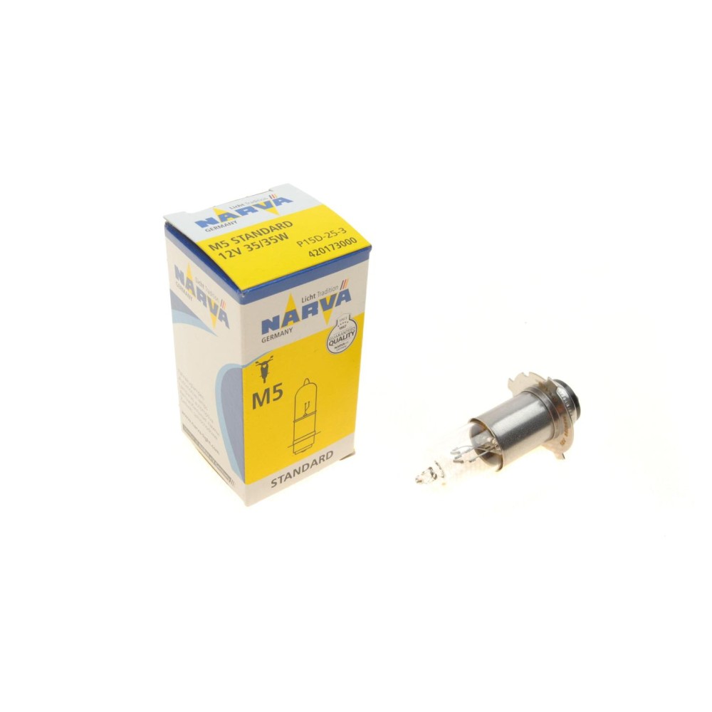 Автолампа MH6 12V 35/35W (M5) P15d-25-3 Standard (Moto)