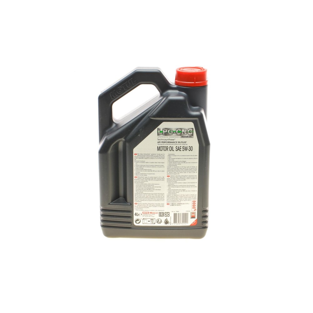 Олива 5W30 SAE LPG-CNG (4л) (ACEA C3/API PERFORMANCE SN PLUS)