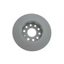 Диск гальмівний (задній) Audi A3/Skoda Octavia/VW Caddy/Golf/Touran 03-15 (256х12) (з покр) (повний)
