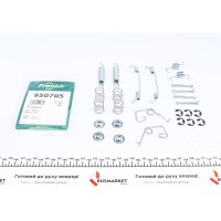 Комплект пружинок колодок ручника Ford Transit 80-120 91-00 (254x50)