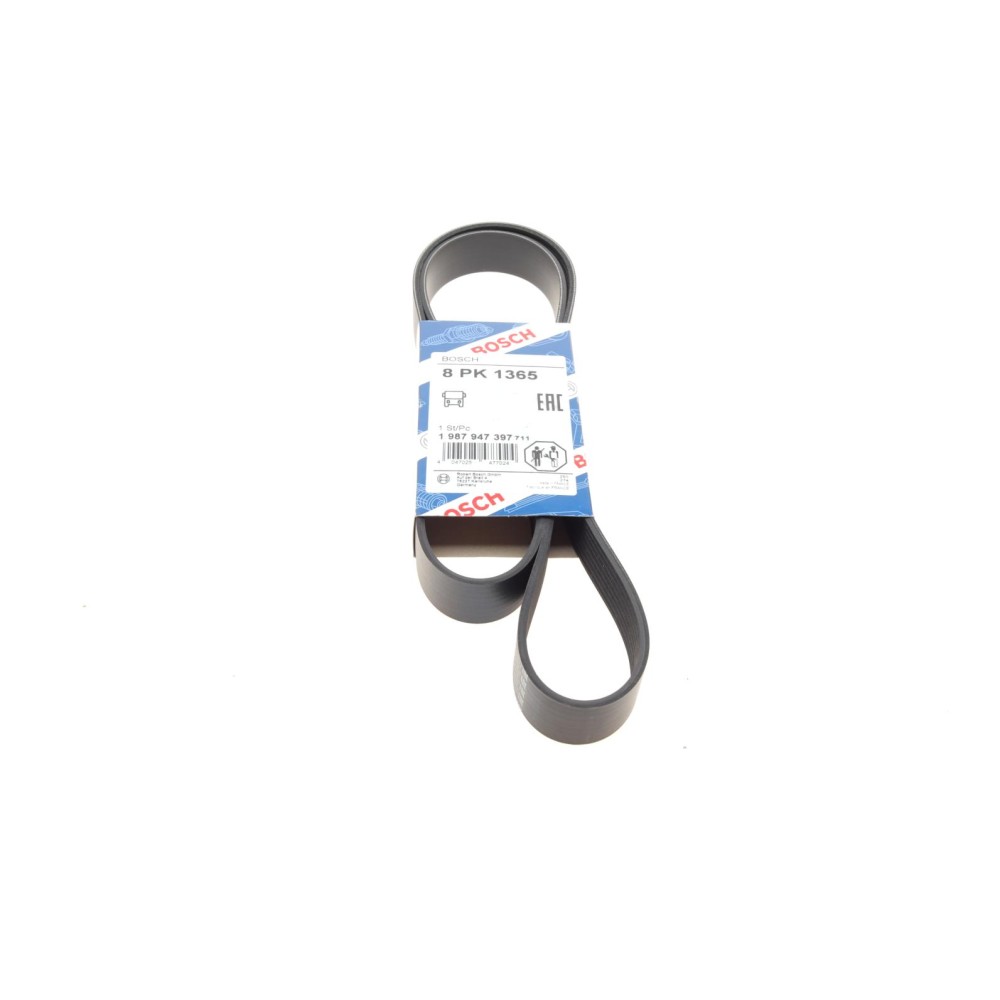 Ремінь генератора MB Atego/Axor/Econic/Cito 98- (8PK1365) (OM900/OM904)