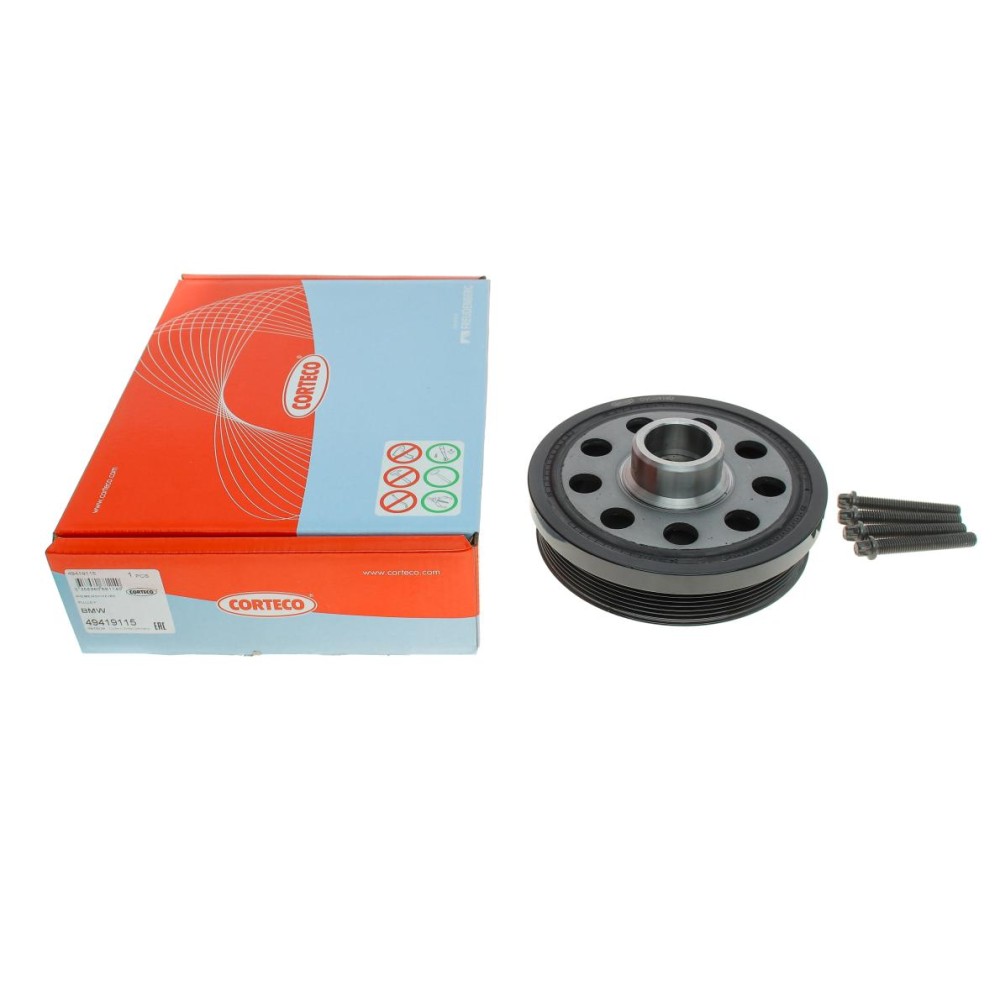 Шків колінвалу BMW 3 (E90/F30/F80)/ 5 (F10) 1.6-2.0 d 07- (з болтом), N47/M47