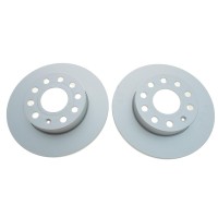 Диск гальмівний (задній) Audi A3/Skoda Octavia/VW Caddy/Golf/Touran 03-15 (260х12) (з покр) (повний)