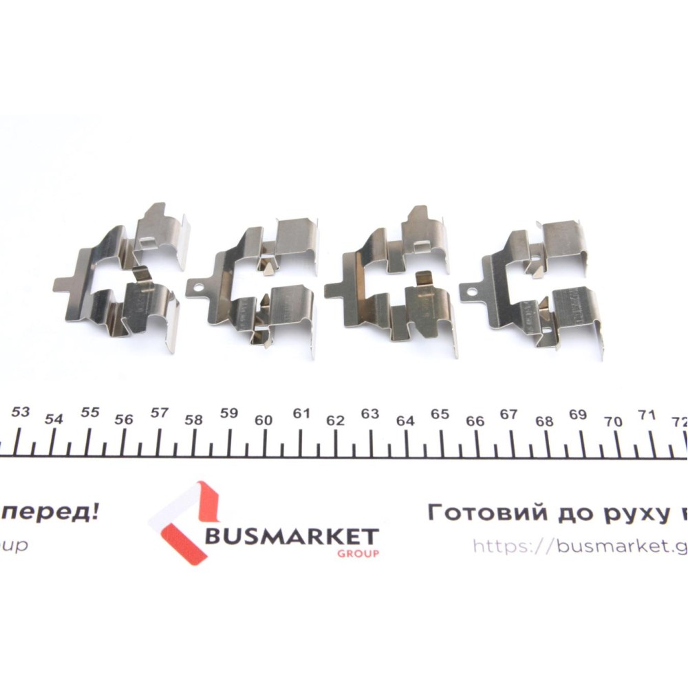 Планка супорта (заднього) прижимна (к-кт) Nissan Qashqai 07- (Akeb)