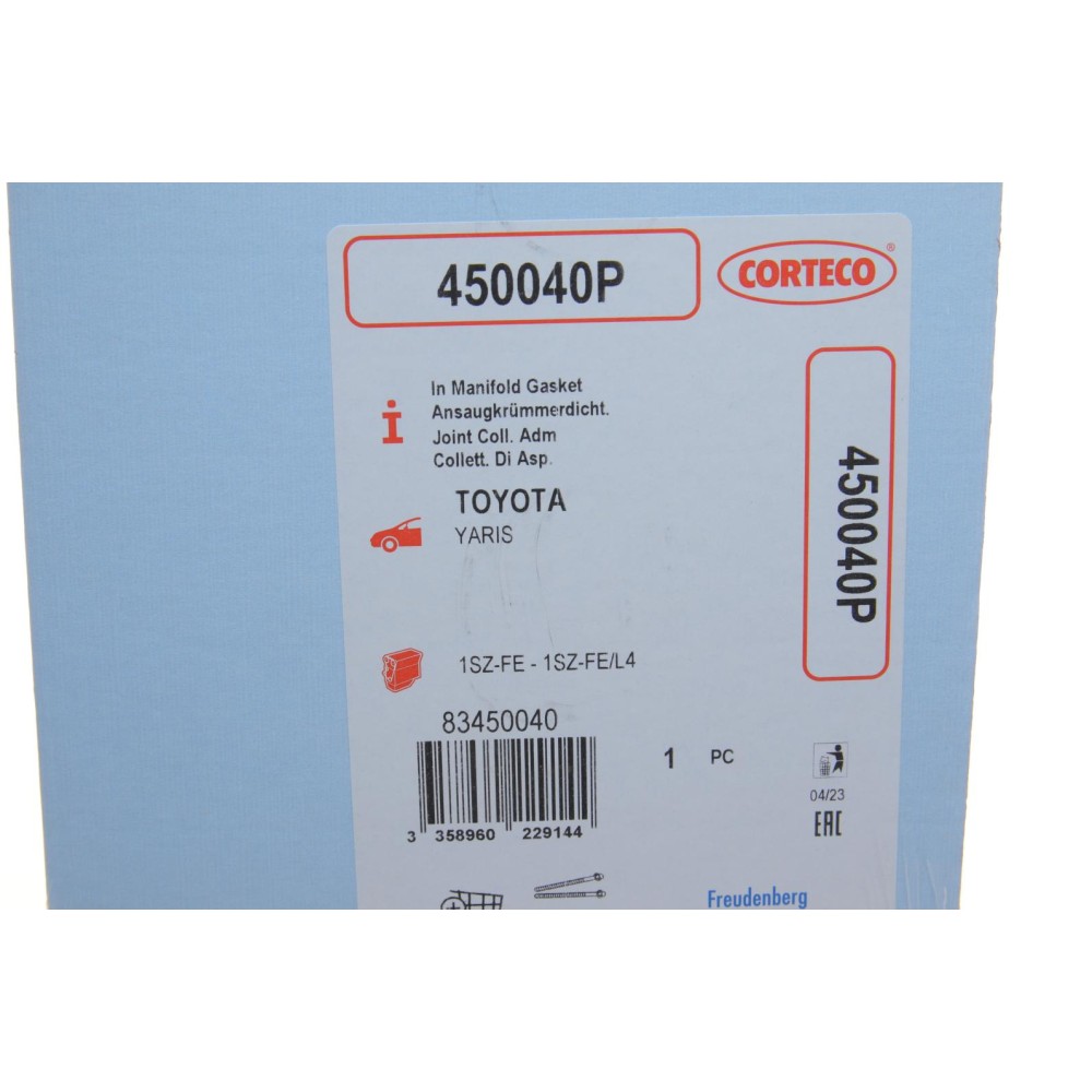 Прокладка колектора впускного Toyota Yaris 1.0/1.3 99-10