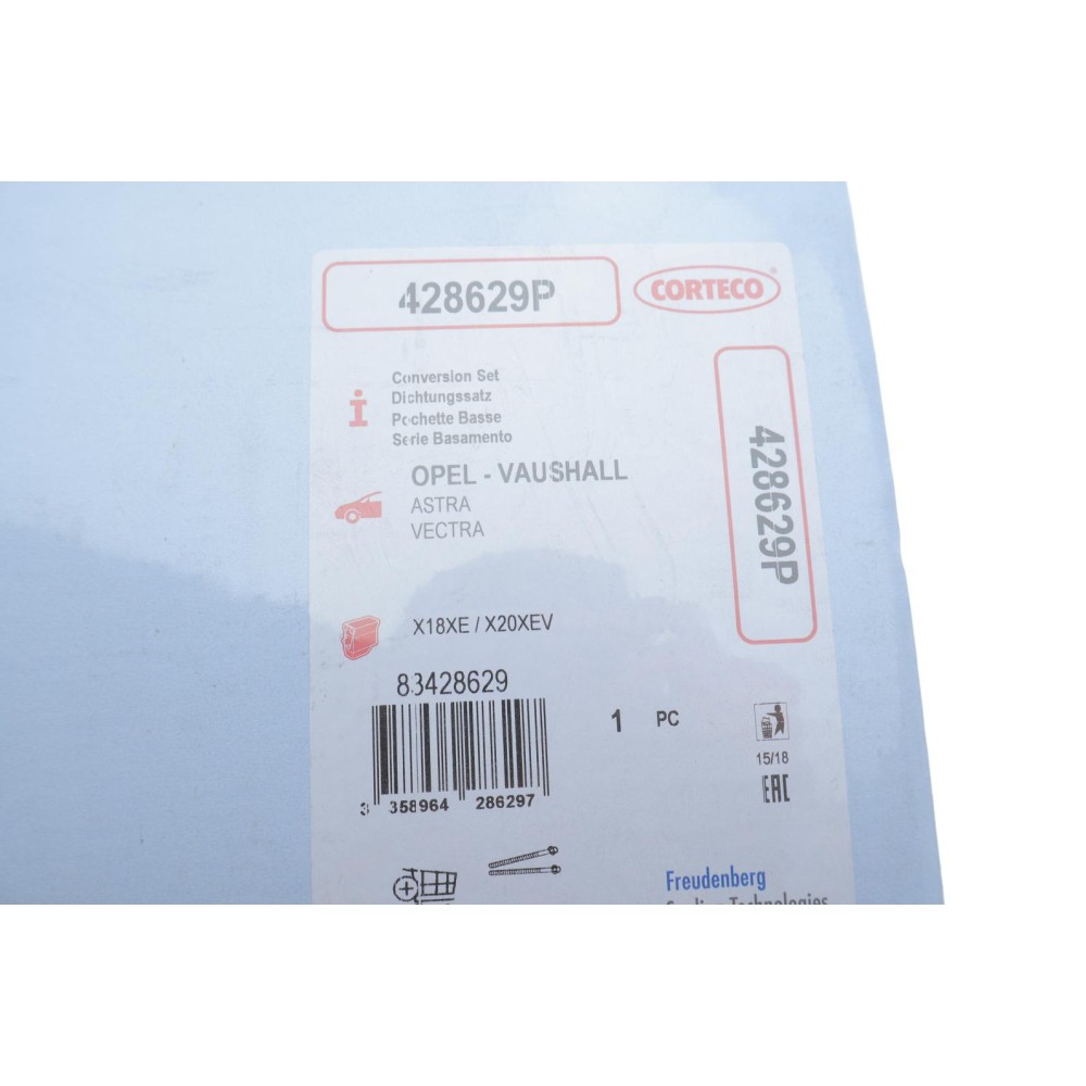 Комплект прокладок (нижній) Opel Astra F/G/Vectra B 1.8/2.0i 16V 94-04