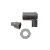 Наконечник свічки запалювання (чорний) (90°/14mm) (LB05EH)