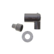 Наконечник свічки запалювання (чорний) (90°/14mm) (LB05EH)