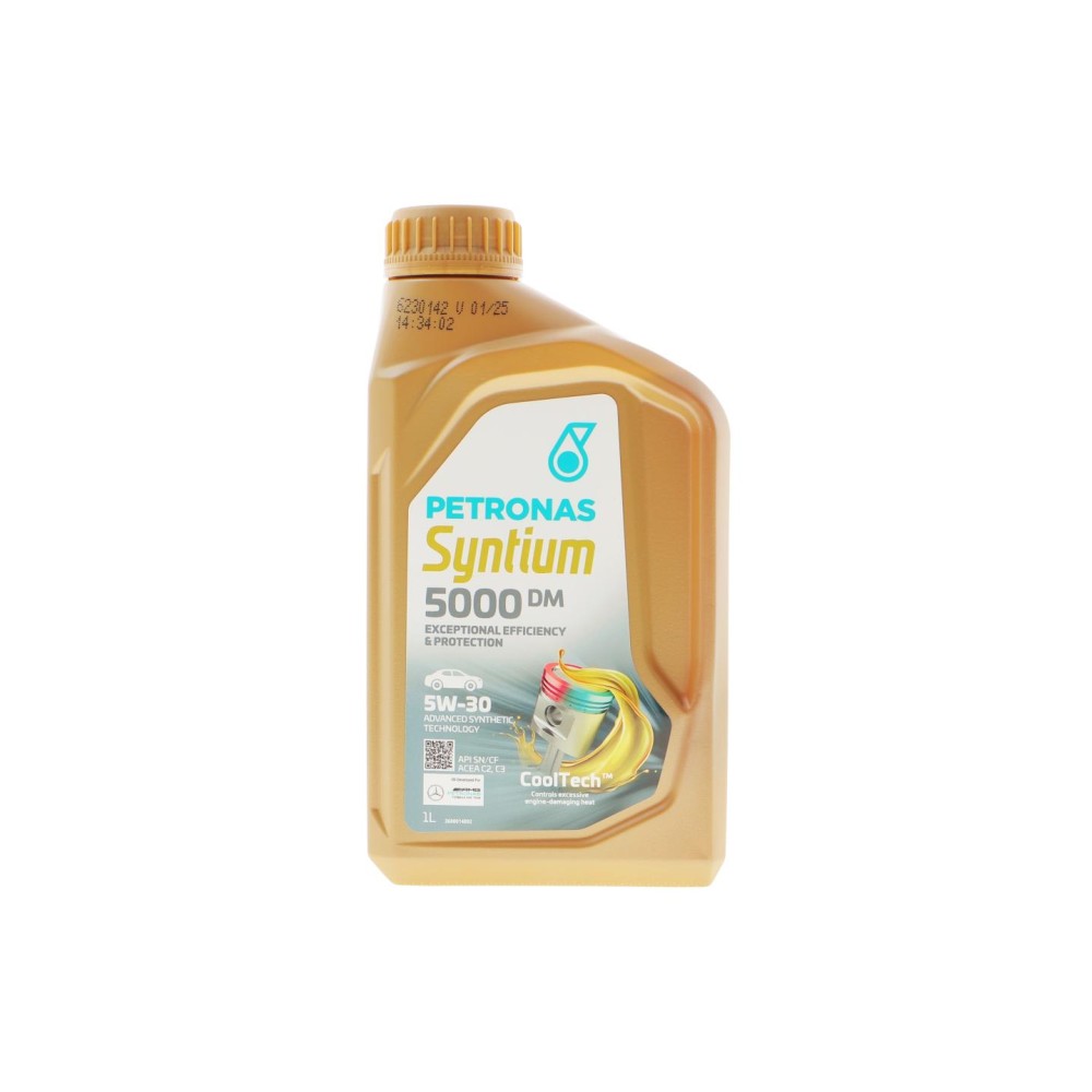 Олива 5W30 SYNTIUM 5000 DM (1L) (MB 229.51/MB 229.52/VW 505.00/505.01/LL-04/RN0700/RN0710)
