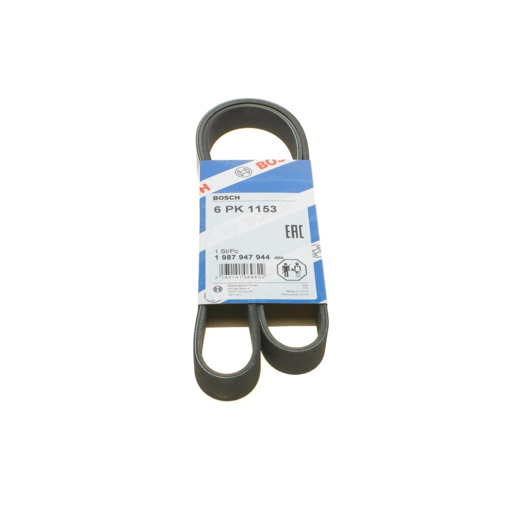 Ремінь генератора Fiat Ducato/Citroen Jumper 1.9D/TD 94-/Renault Trafic 2.5dCI 03- (6PK1153)