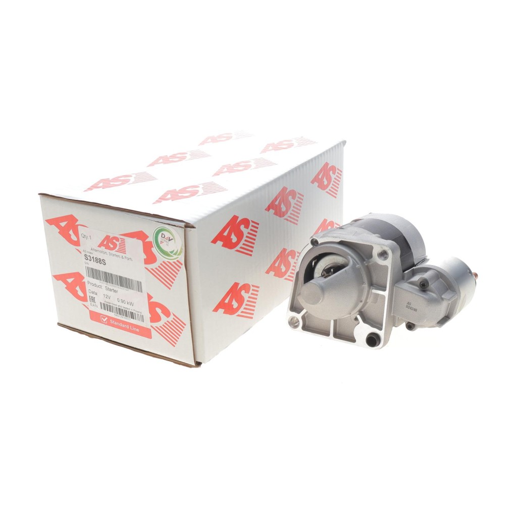 Стартер Fiat Doblo 1.4 10- (12V/0.9kw/z=9)