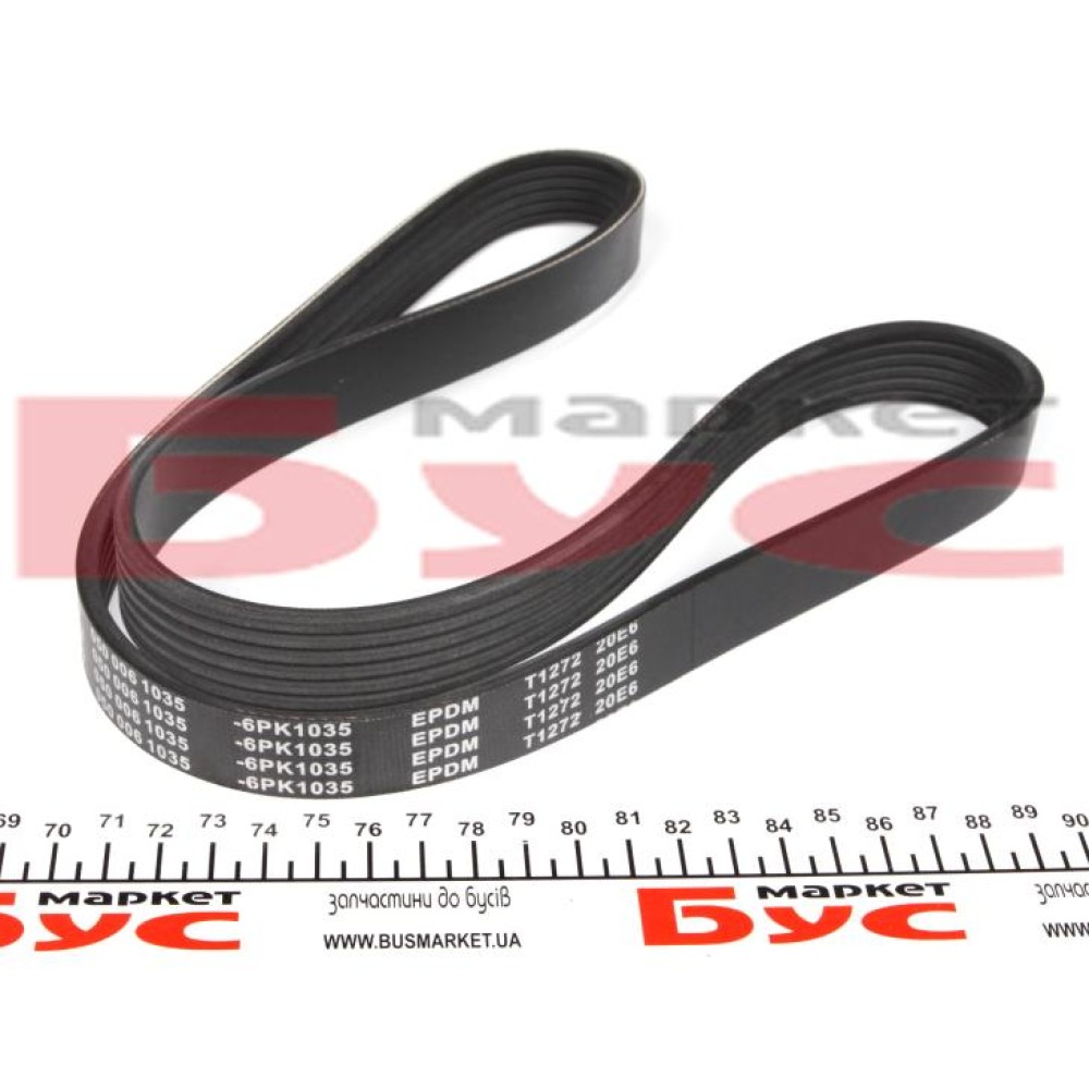 Ремінь генератора VW Caddy 1.9D/SDI -03 (6PK1035)