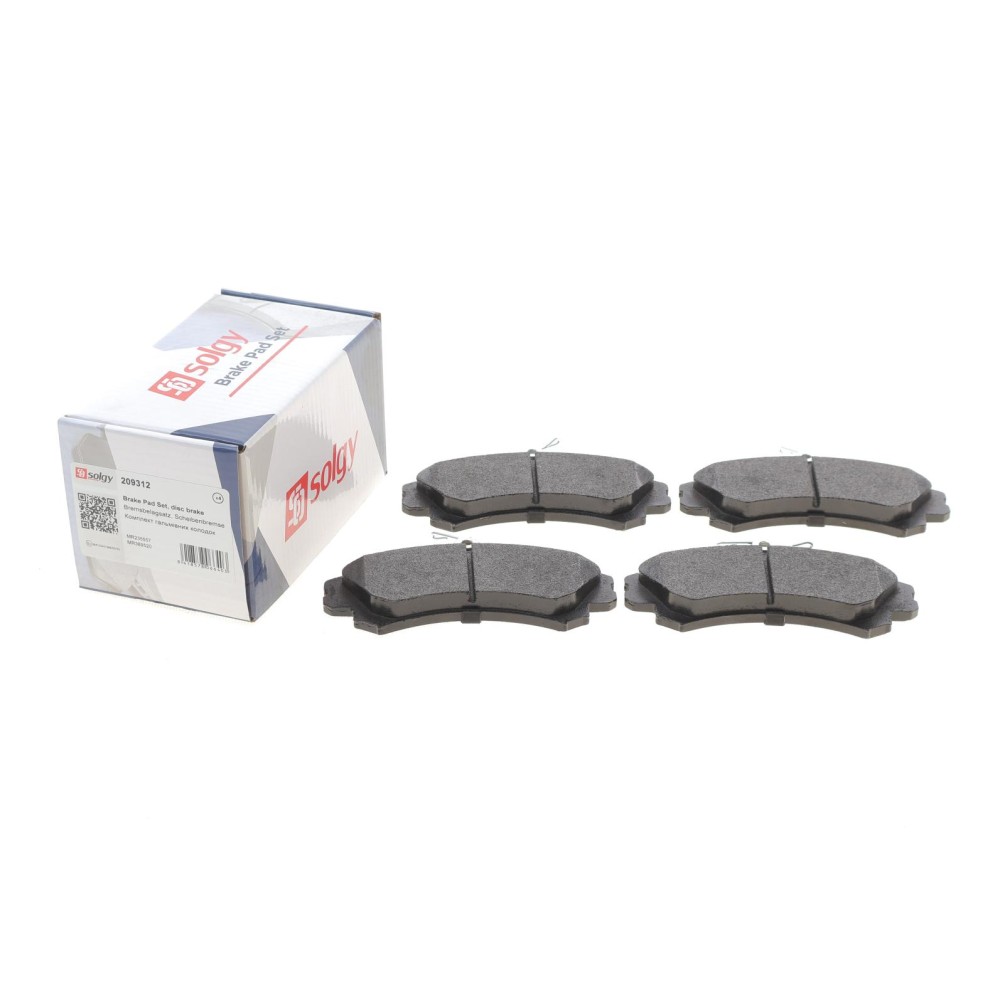 Колодки гальмівні (передні) Mitsubishi Colt 04-12/Carisma/Space Star/Volvo S40/V40 95-06/Smart 04-