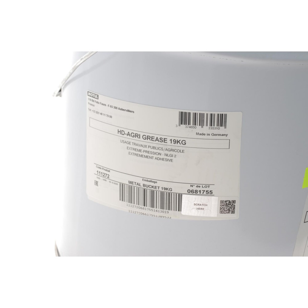 Змазка пластична HD-Agri Grease Mineral (19kg)