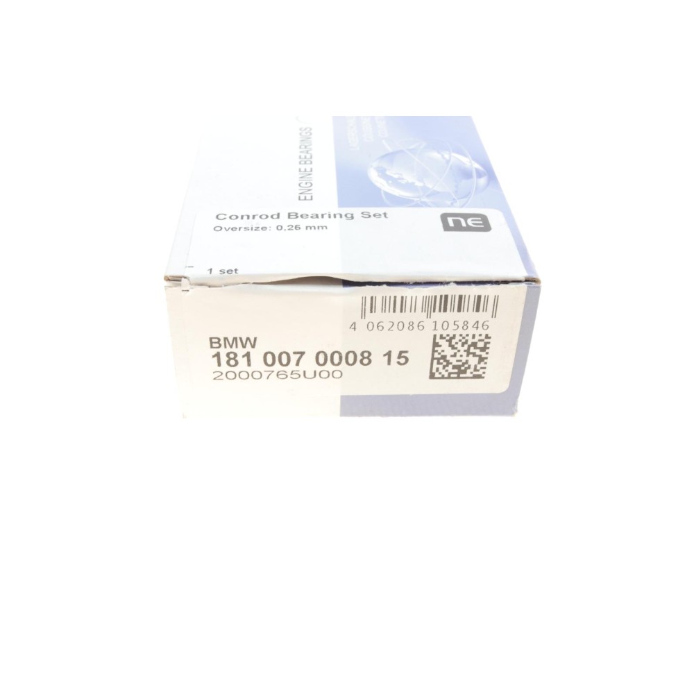 Вкладиші шатунні BMW 3 (F30/F80)/5 (F10)/X5 (F15/F85) 11-18 N20/N26 (+0.25) = 6107572500