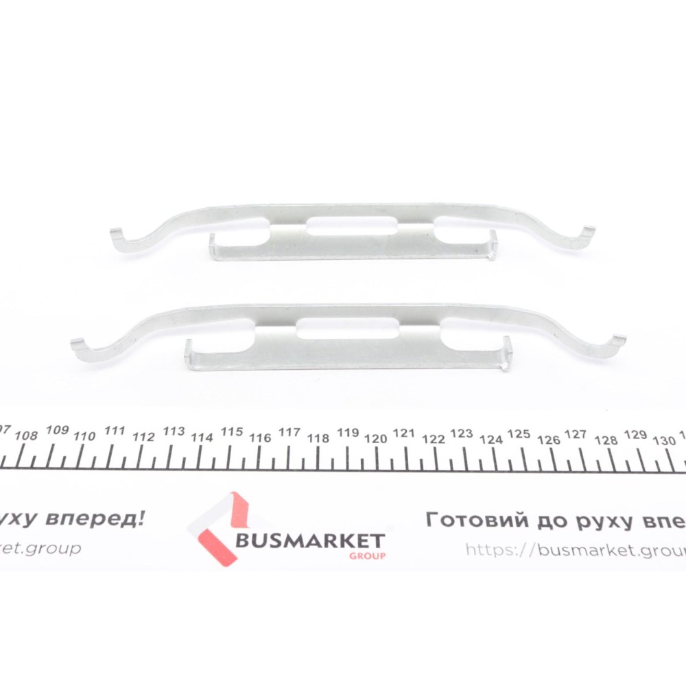 Планка супорта (переднього) прижимна (к-кт) VW Passat/Golf IV/Audi A8 99-10 (Ate)