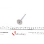 Клапан (випуск) Skoda Octavia/Superb/VW Golf/Passat 1.8 97-10 (29.9x6x103.9) (азотований)