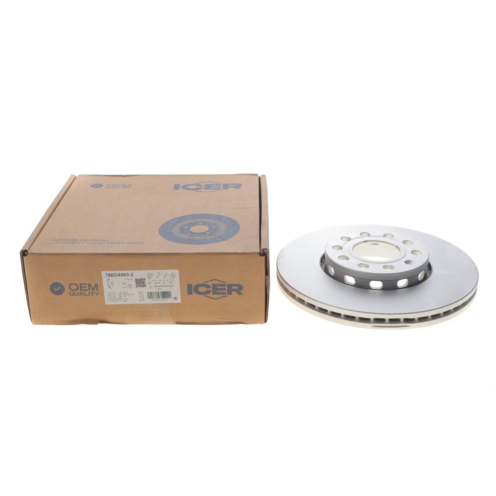 Диск гальмівний (передній) Audi A4/A6/VW Passat 95-08/Skoda Superb 02-08 (288x25)(вент.)