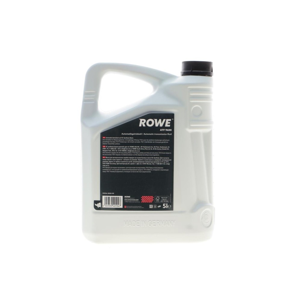 Олива HIGHTEC ATF 9600 (5L) (DEXRON VI/BMW ETL 7045 E/ETL 8072 B/MB 236.41) (червоний)