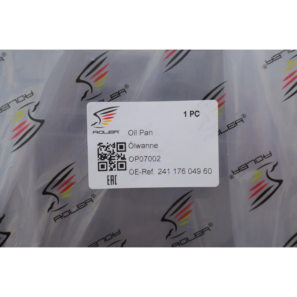 Маслоприймач (піддон) BMW 3 (F30/F80)/ 5 (F10/F11)/ 7 (F01/F02/F03/F04) (N47/N20/N55/N57)