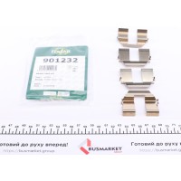Планка супорта (заднього) прижимна (к-кт) VW T4 90-03 (Lucas) (без датчика зносу колодок)