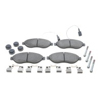Колодки гальмівні (передні) Citroen Jumper/Fiat Ducato/Peugeot Boxer 06- (Brembo) (з датчиком)
