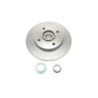 Диск гальмівний (задній) Citroen C3 09-/C4/Peugeot 307/207 04-/208 12- (249х9 (+ABS) (з підшипником)