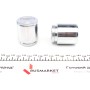 Ремкомплект супорта (переднього) Toyota Camry 91-06 (d=43mm)(+ 2 поршня) (Akeb)