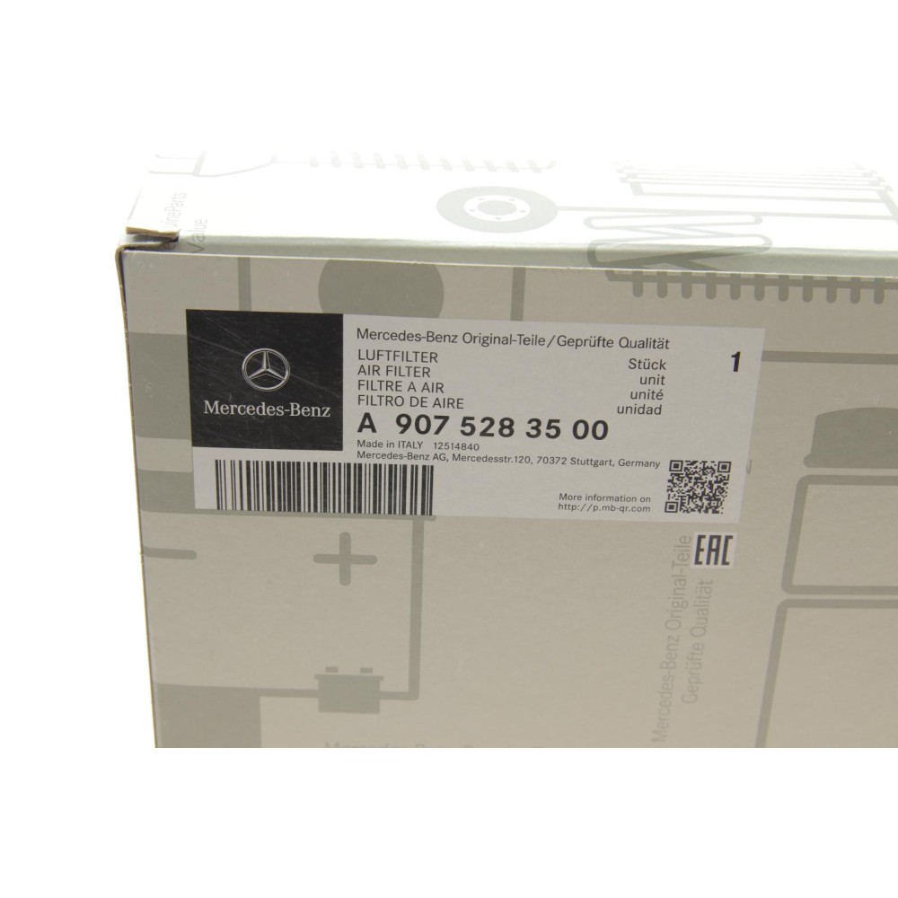 Фільтр повітряний MB Sprinter (W907/W910) 2.0 CDI OM654 20-